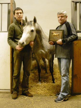 L to R: Jaroslav Lacina; Utika; MUDr. Cizek Frantisek