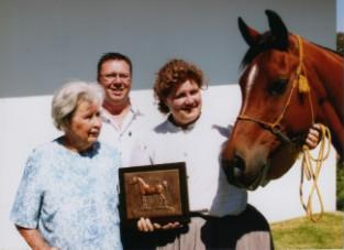 Click to Enlarge - L-R: Mrs. H. Aschenborn, Mr. M. Brendenkamp & Mrs. Gisela Uijs, with Gülilah Güleh Güleh.