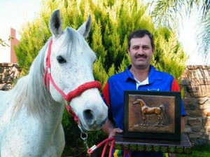 Zabubega Manna & Gawie Viljoen with Trophy