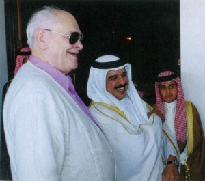 HRH Crown Prince Hamad Bin Isa Al Khalifa with Jay Stream, President of WAHO 